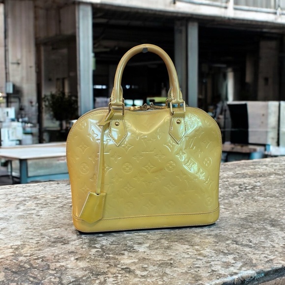 Louis Vuitton Handbags - Louis Vuitton Vernis Alma PM – Citrine